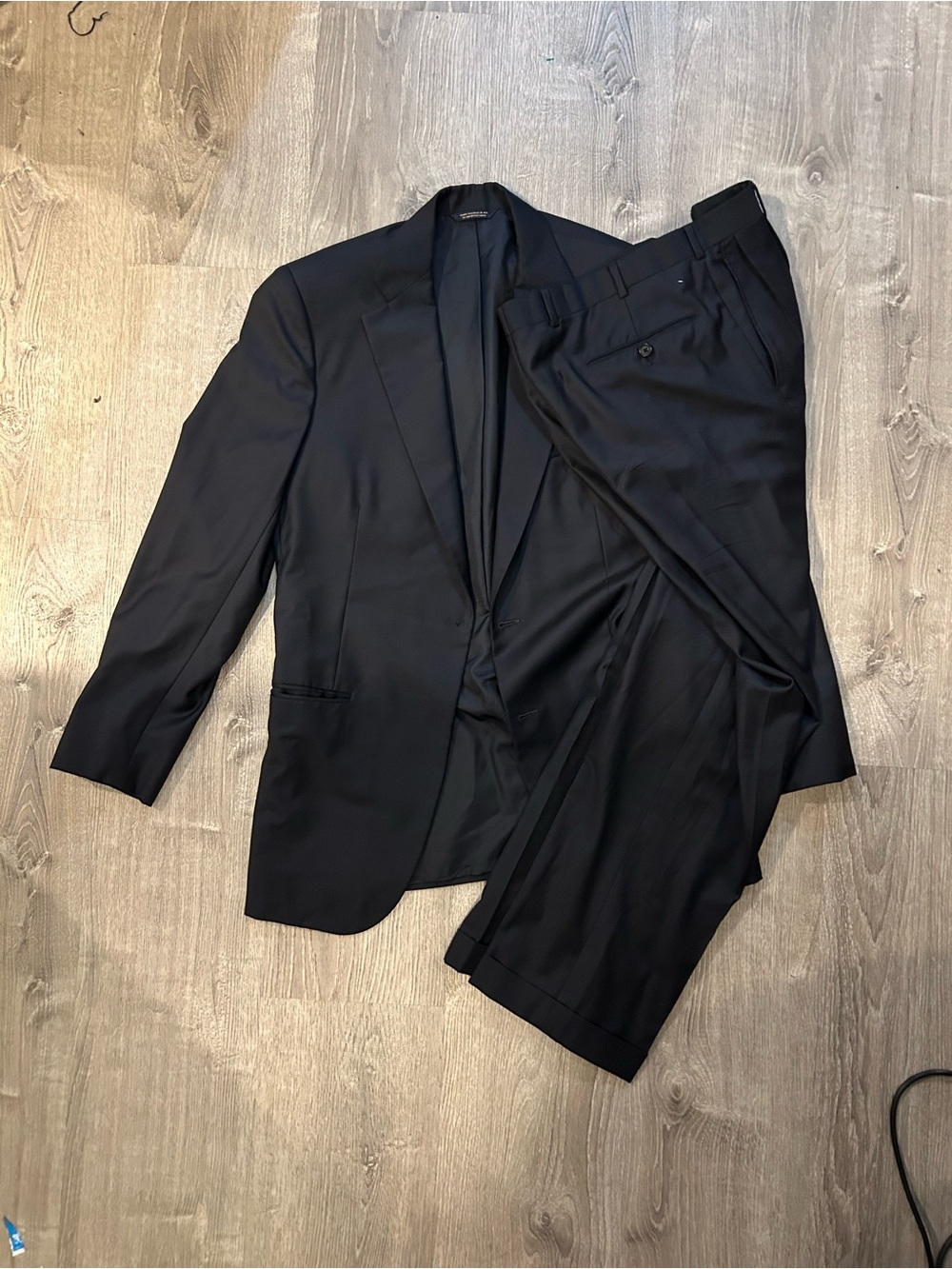 Brooks Brothers Golden Fleece Midnight Blue Two-Piece Suit 39L *read